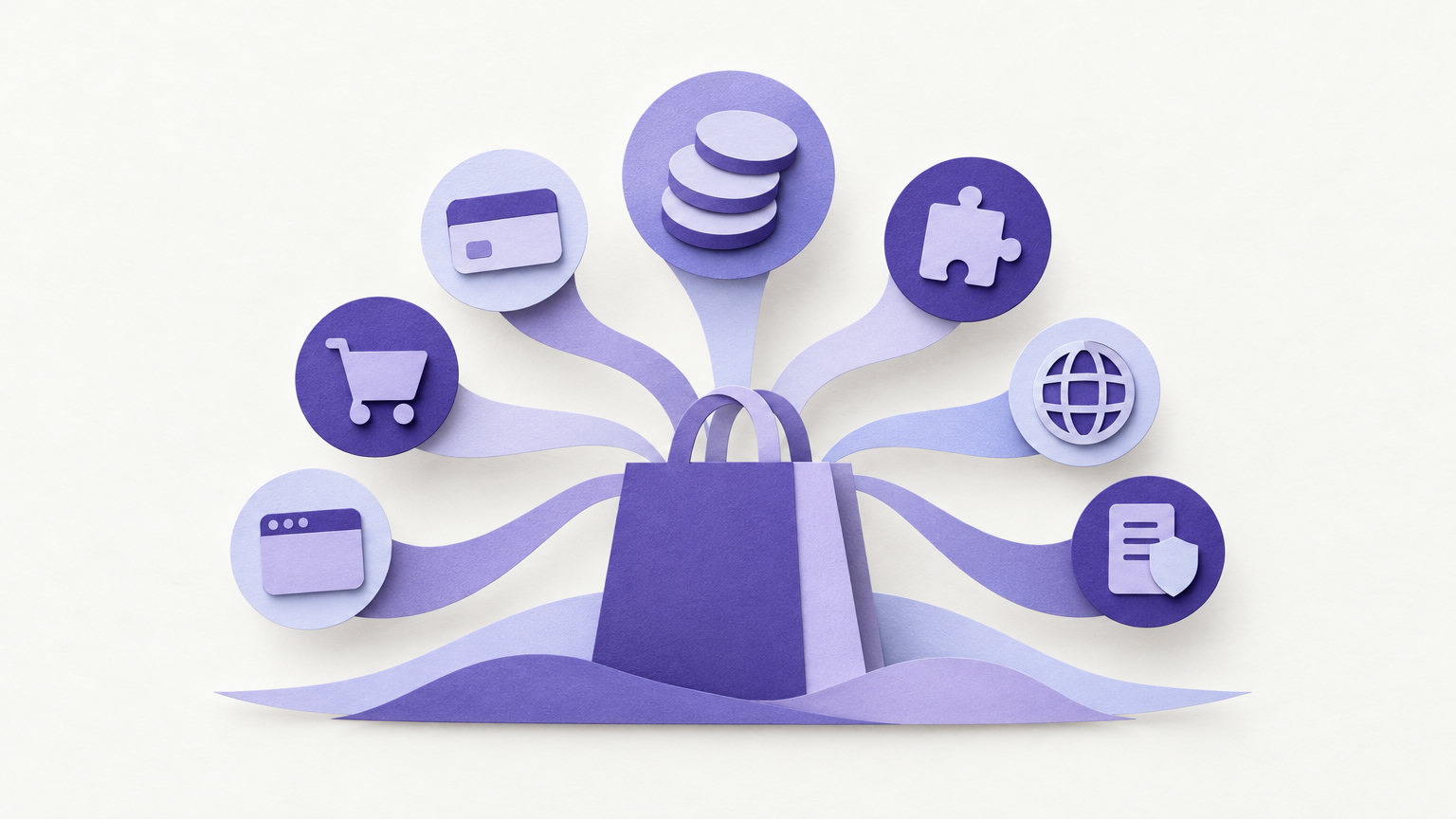 Illustration zum Artikel „Shopify Kosten pro Monat: Alle Gebühren für Deutschland im Überblick“